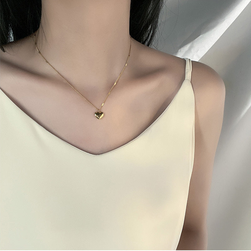 The Heart of Us – Gold Coloured Minimalist Necklace