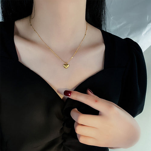The Heart of Us – Gold Coloured Minimalist Necklace