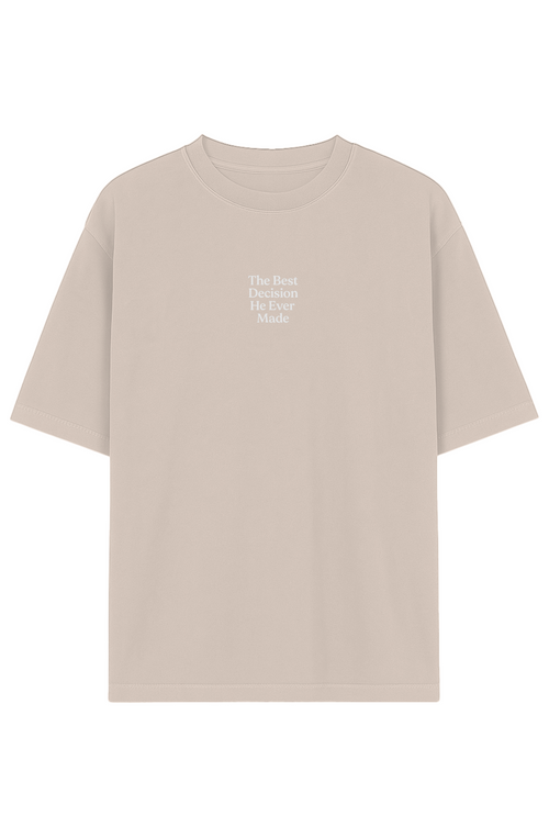 Drop-Shoulder Wifey Tee